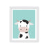 Monochrome Animal Portrait Frames Set